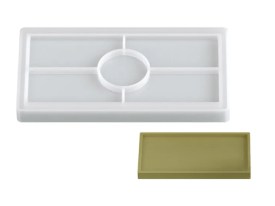 Molde silicona bandeja rectangular 
